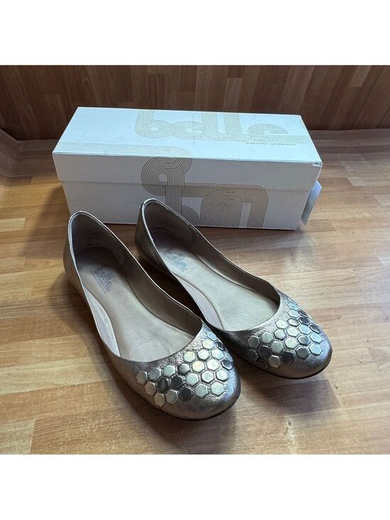 Belle by Sigerson Morrison Shoes - Belle by sigerson morrison pewter capria ballerina flats size 8